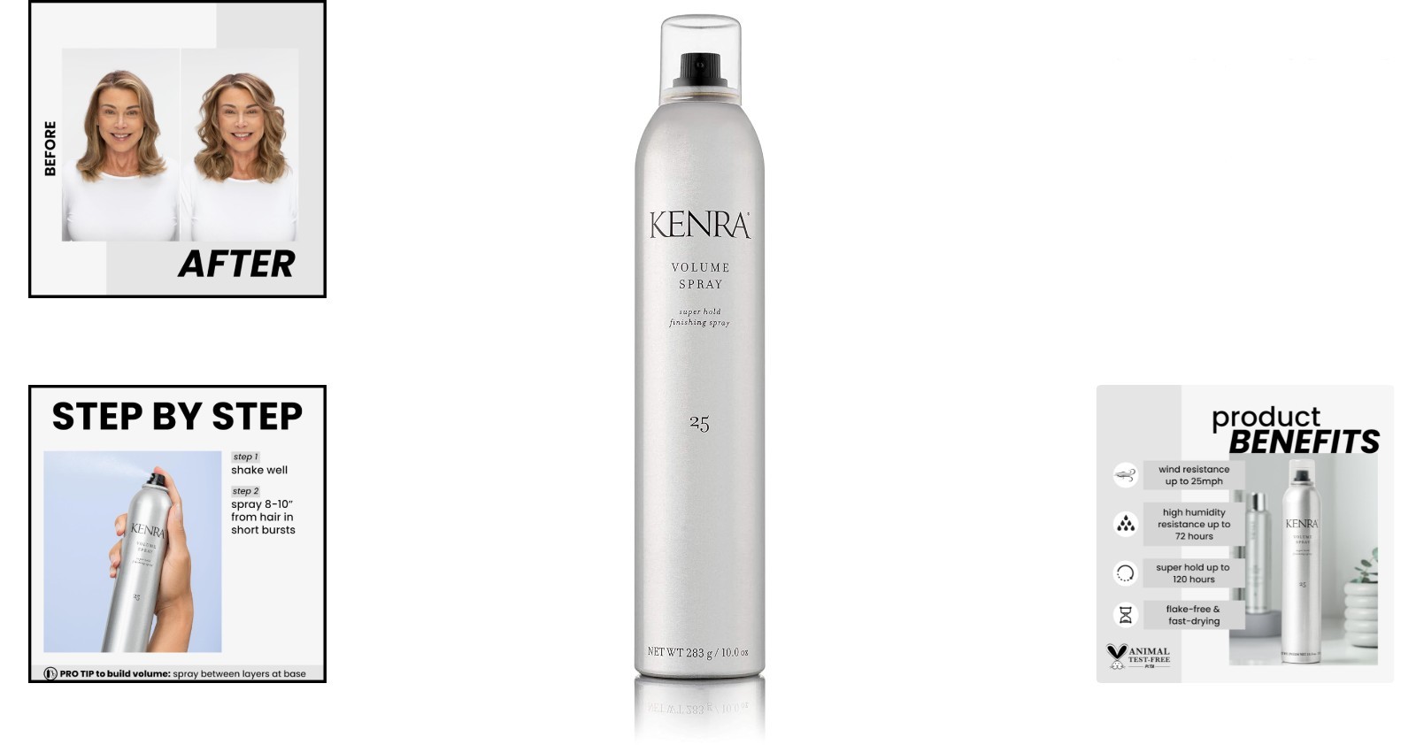 All Hair Types Hairspray: Fast-Drying Super Hold with Wind & Humidity Resistance