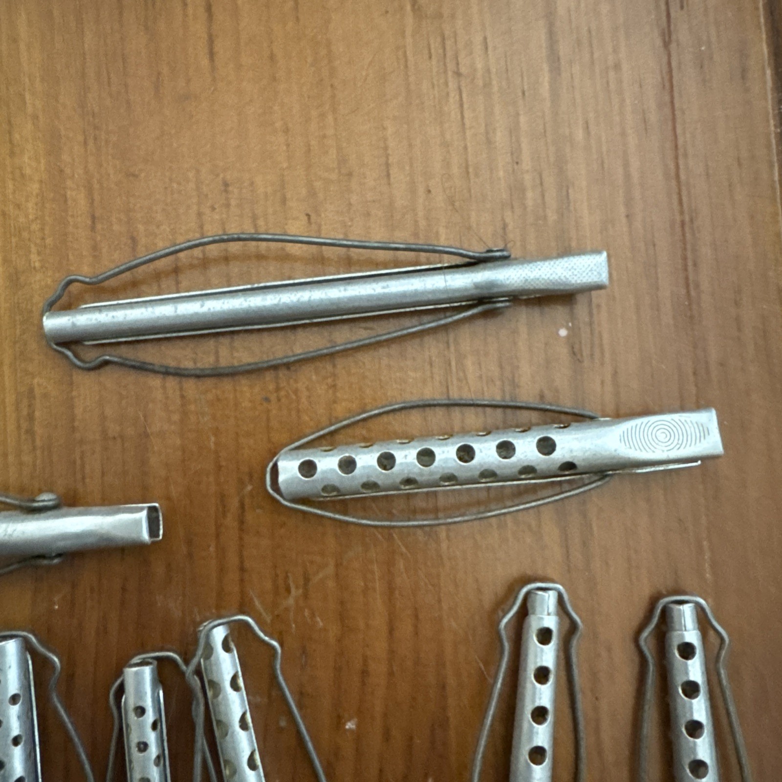 Vintage 40 GOODY TIP-TOP Aluminum Hair Curlers Perm Rods Clips Mixed Unbranded
