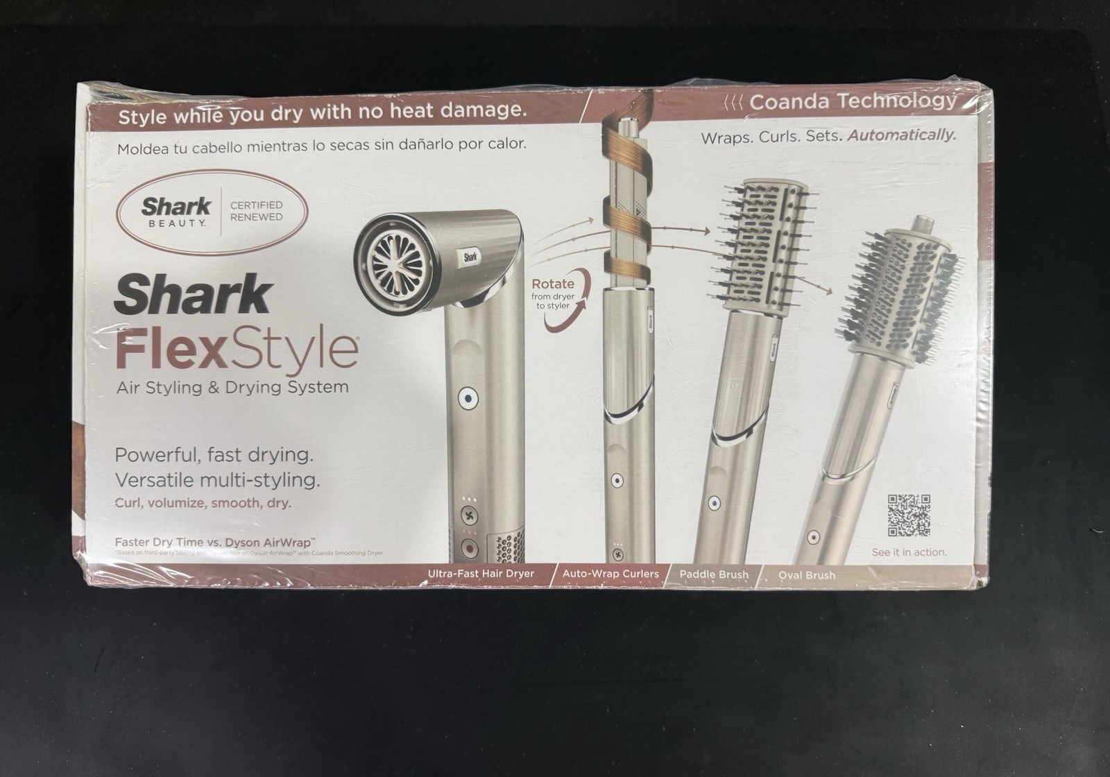Shark HD430 FlexStyle Powerful Hair Dryer & Multi-Styler with Attachments New