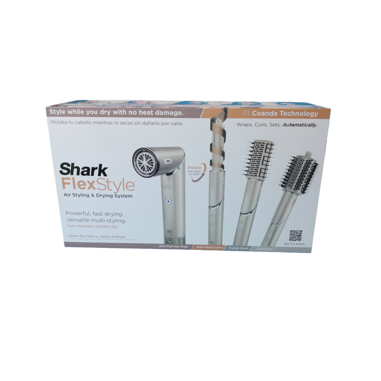Shark Flex Style1300W Air Styling & Drying US System – Stone (HD430) Open STOCK