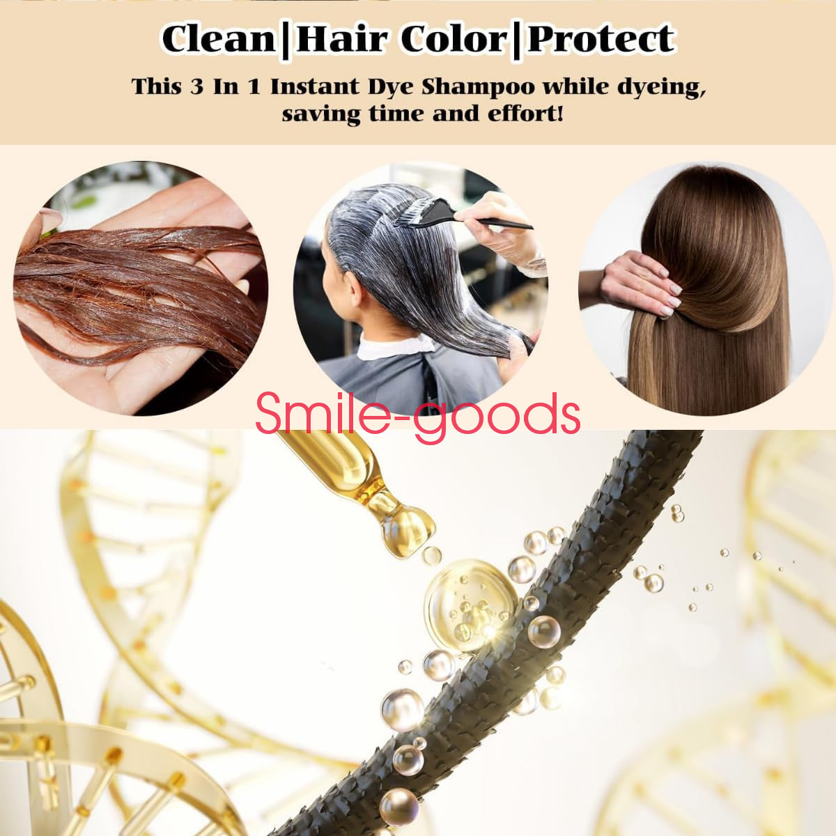 2025 Hair Dye Shampoo, Nova Hair Instant Dye Shampoo,Hair Color Shampoo for Hair