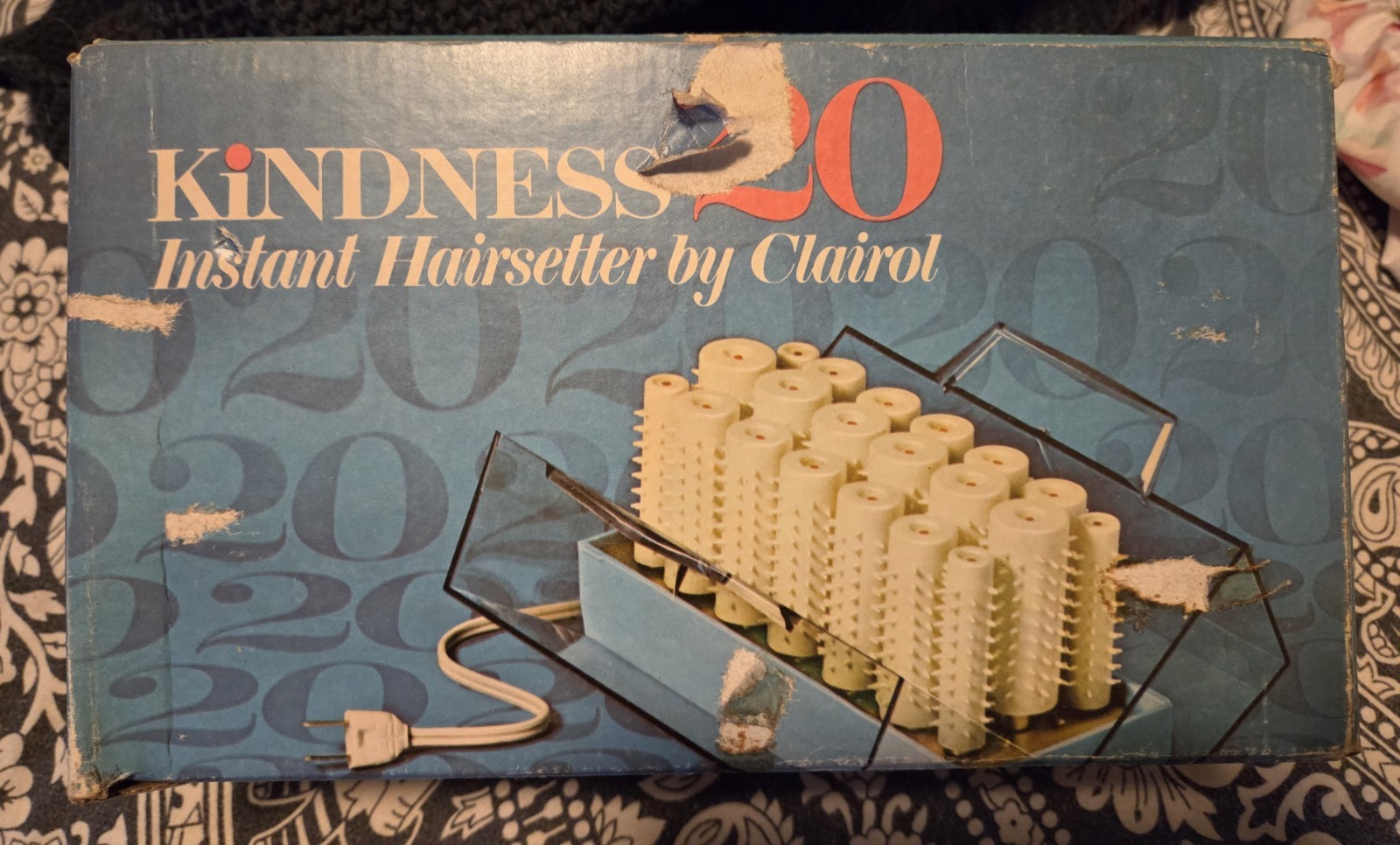 Clairol Kindness 20 Instant Hair Setter Curlers 1968 Made in Denmark 761 Vintage