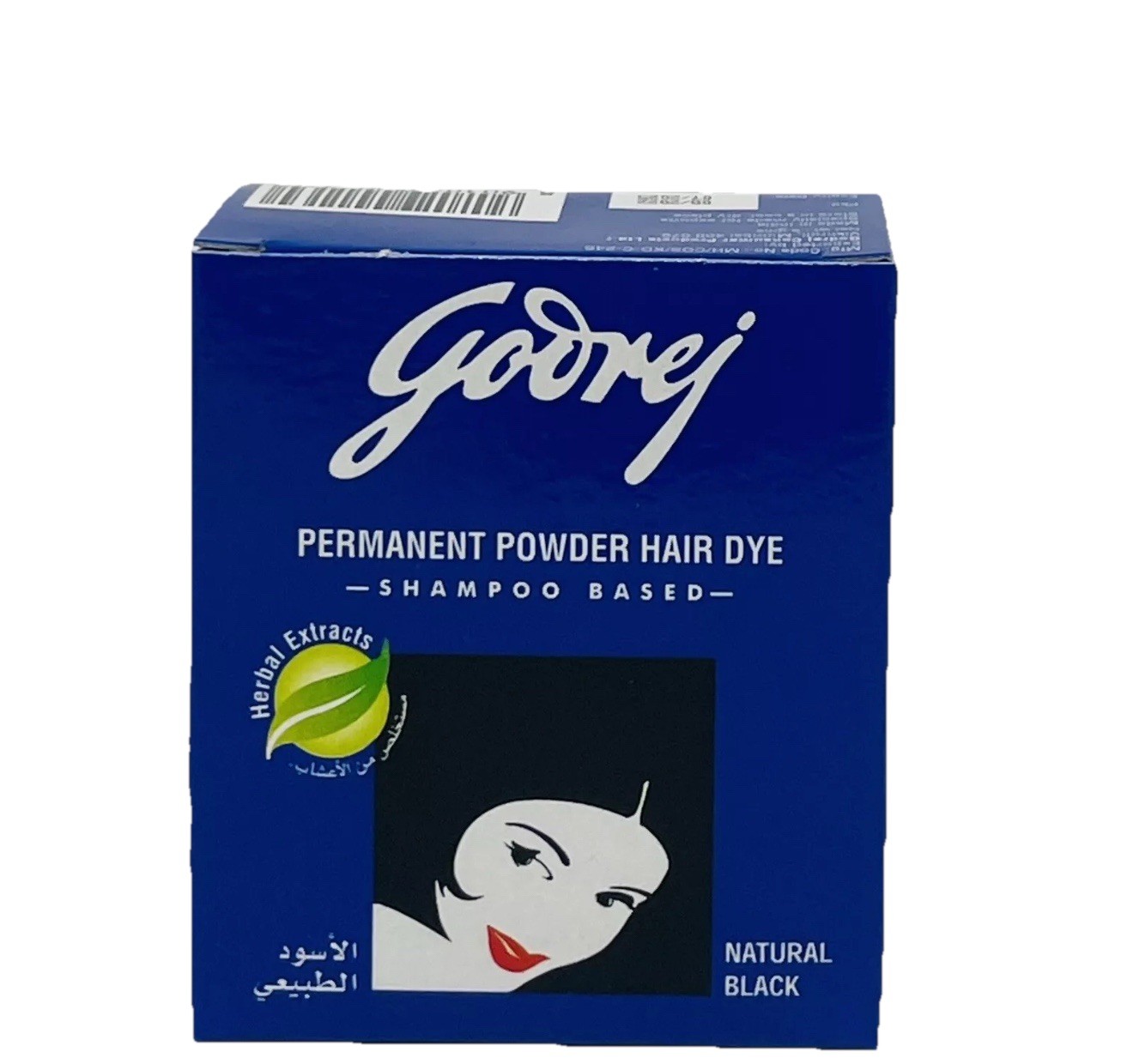 Godrej Permanent Powder Hair Dye Herbal Extracts Natural Black