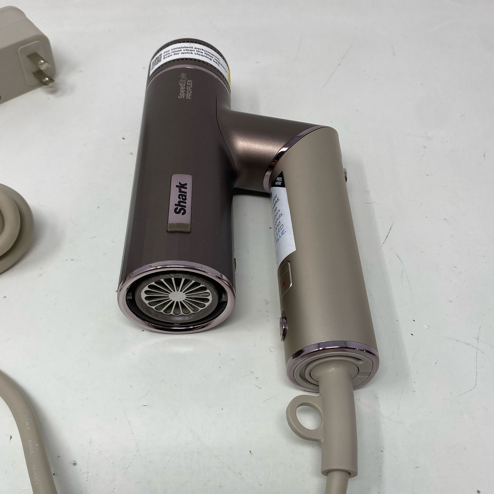 Shark SpeedStyle Pro Flex Hair Dryer System Mocha Silver HD542