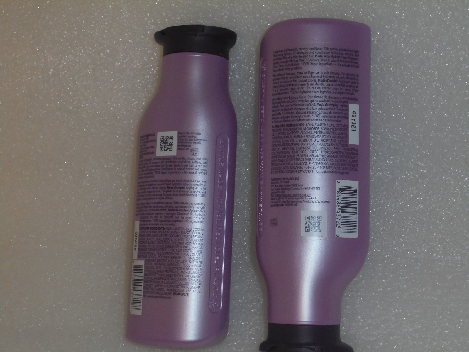 PUREOLOGY HYDRATE SHEER SHAMPOO/CONDITIONER COMBO! NEW! FRESH! SHIPS FREE!
