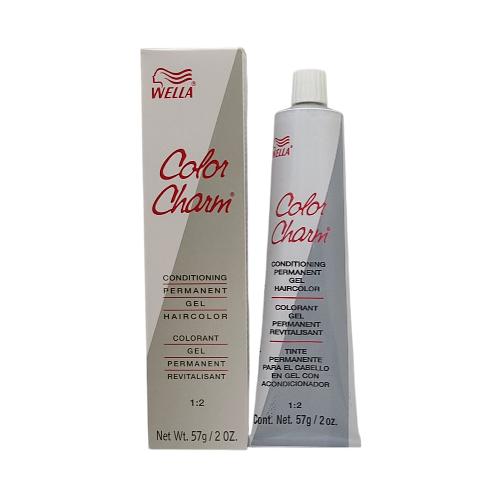 24 Pack Wella Color Charm Permanent Gel Hair Color 725 Sunlight Blonde Brown 2oz