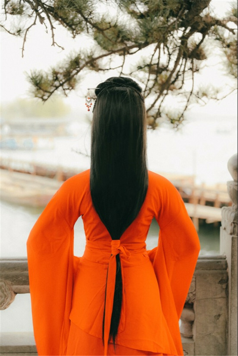 Lady Cosplay Hanfu Wig Chinese Ancient Traditional Hairpiece Party Prop Wigs New