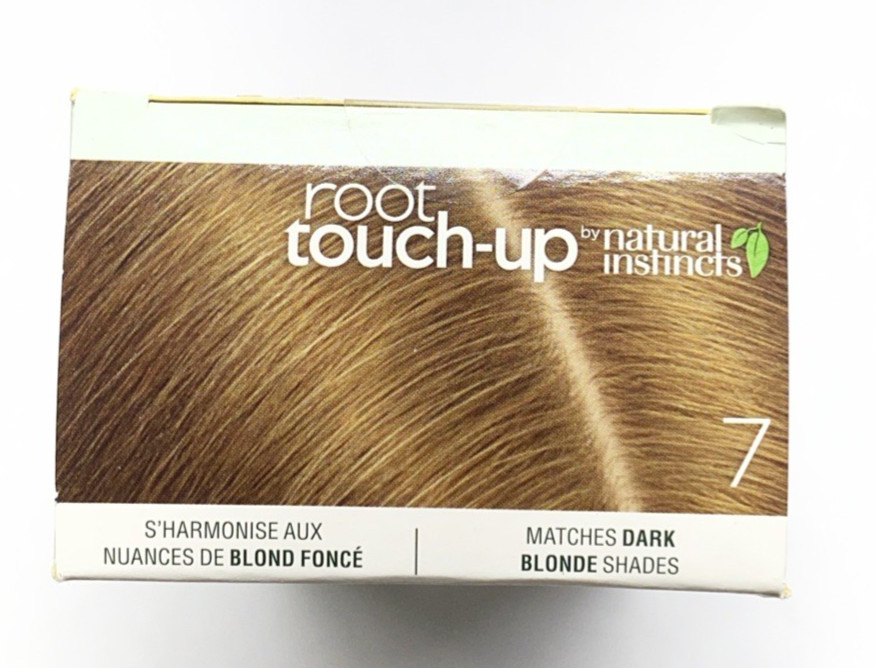 Clairol Root Touch Up Dark Blonde 7 by Natural Instincts Permanent Hair Dye