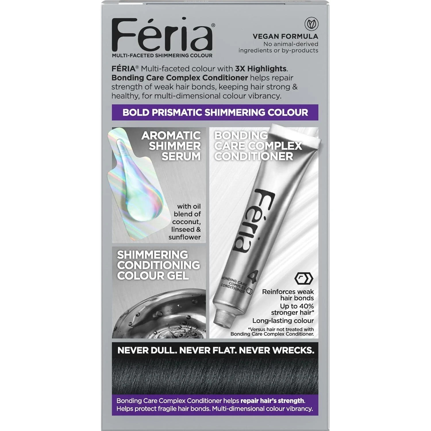 L’Oreal Paris Feria Shimmering Permanent Hair Color,60 CRYSTAL BROWN