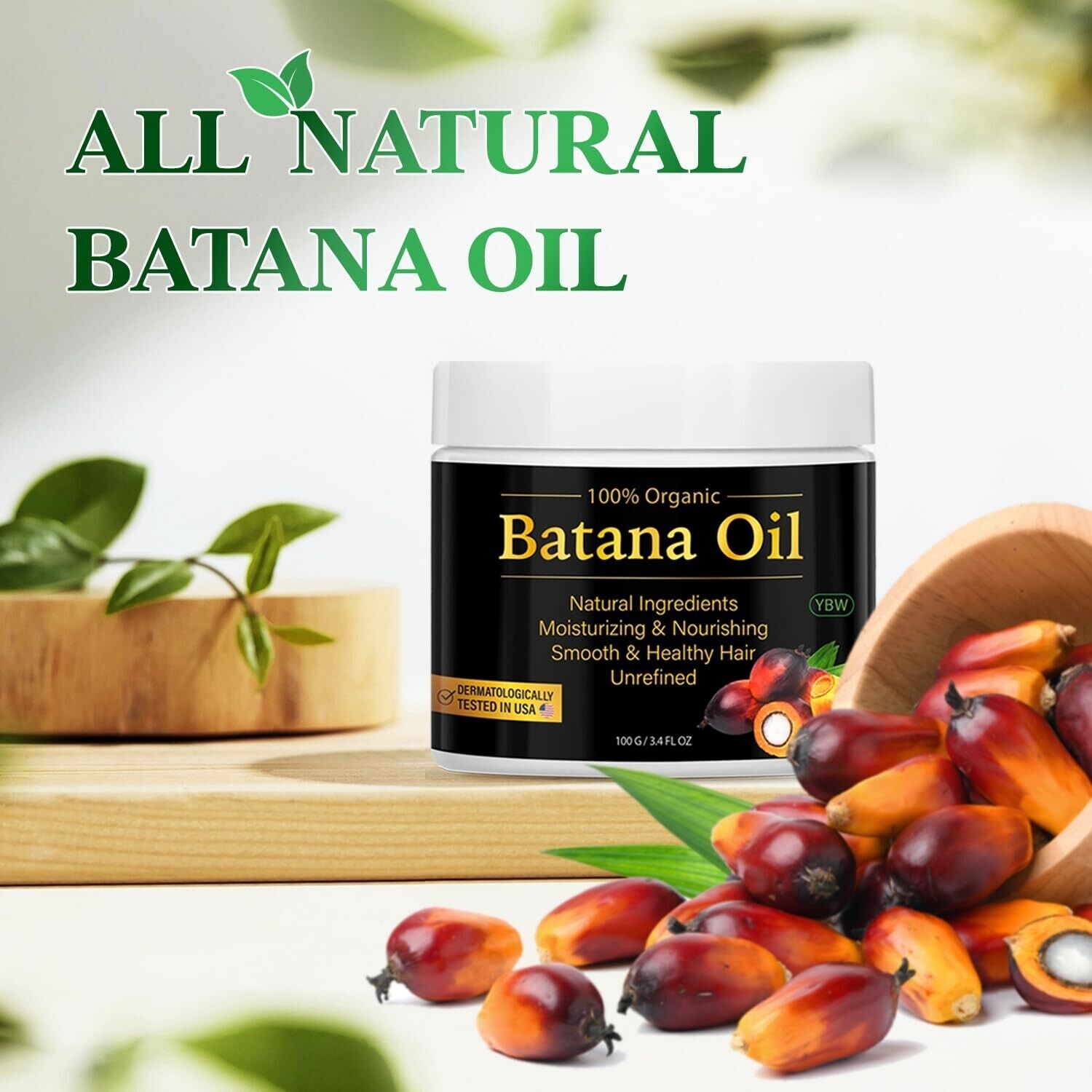 Batana Oil for Hair Growth -100% Natural – Prevents Hair Loss, Eliminates Spli