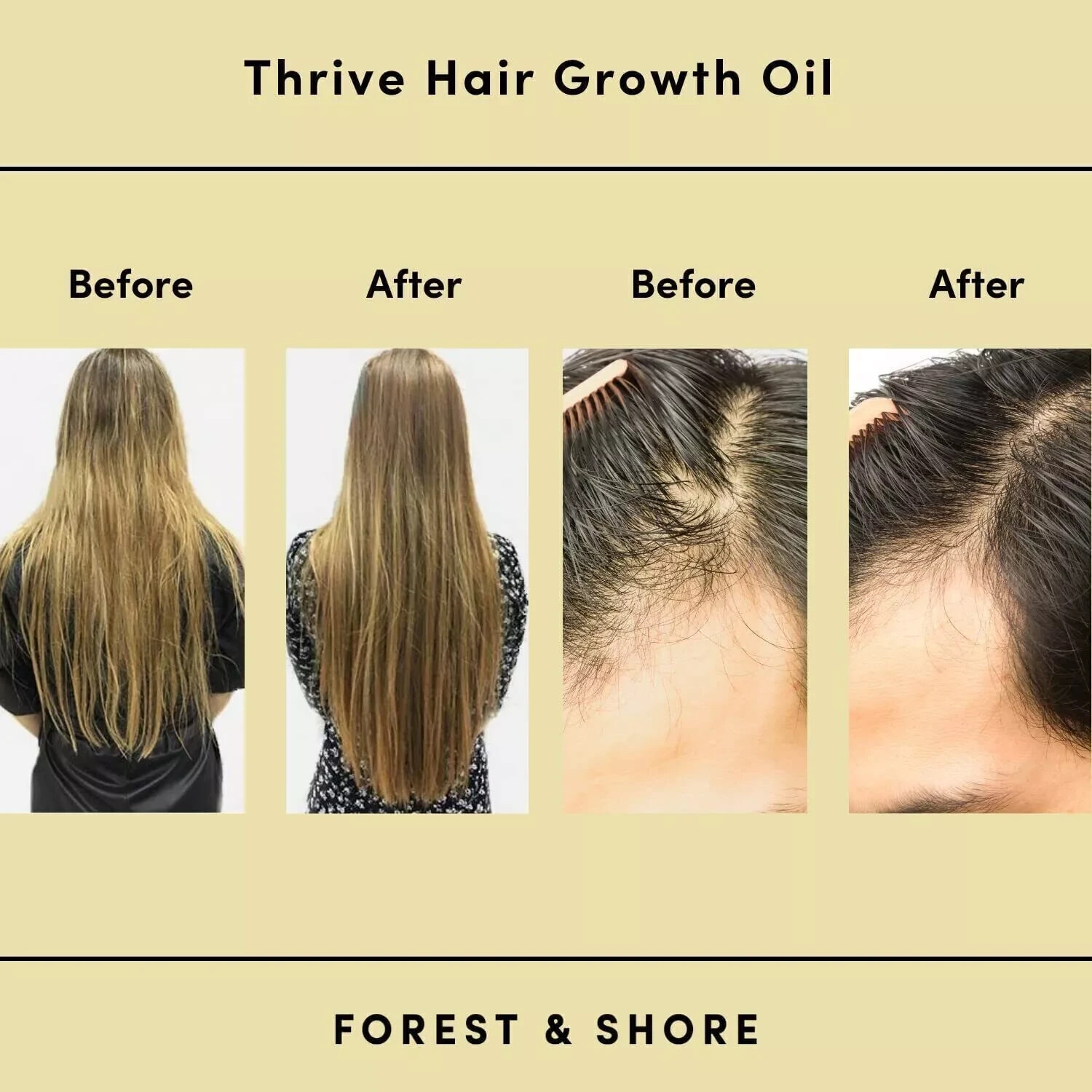 Moisturizing Essential Oil for Soft Hair Care – Repair Formula for Men & Women