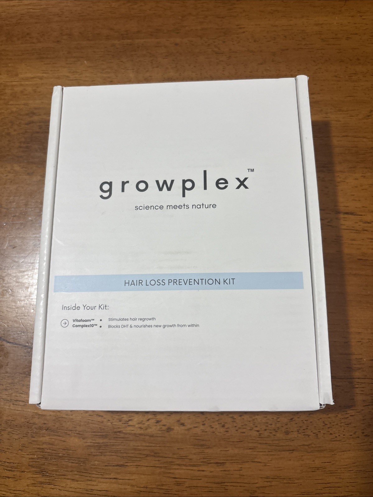 $105 RETAIL Growplex Hair Loss Prevention Kit, Vitafoam Complex10, Supplement