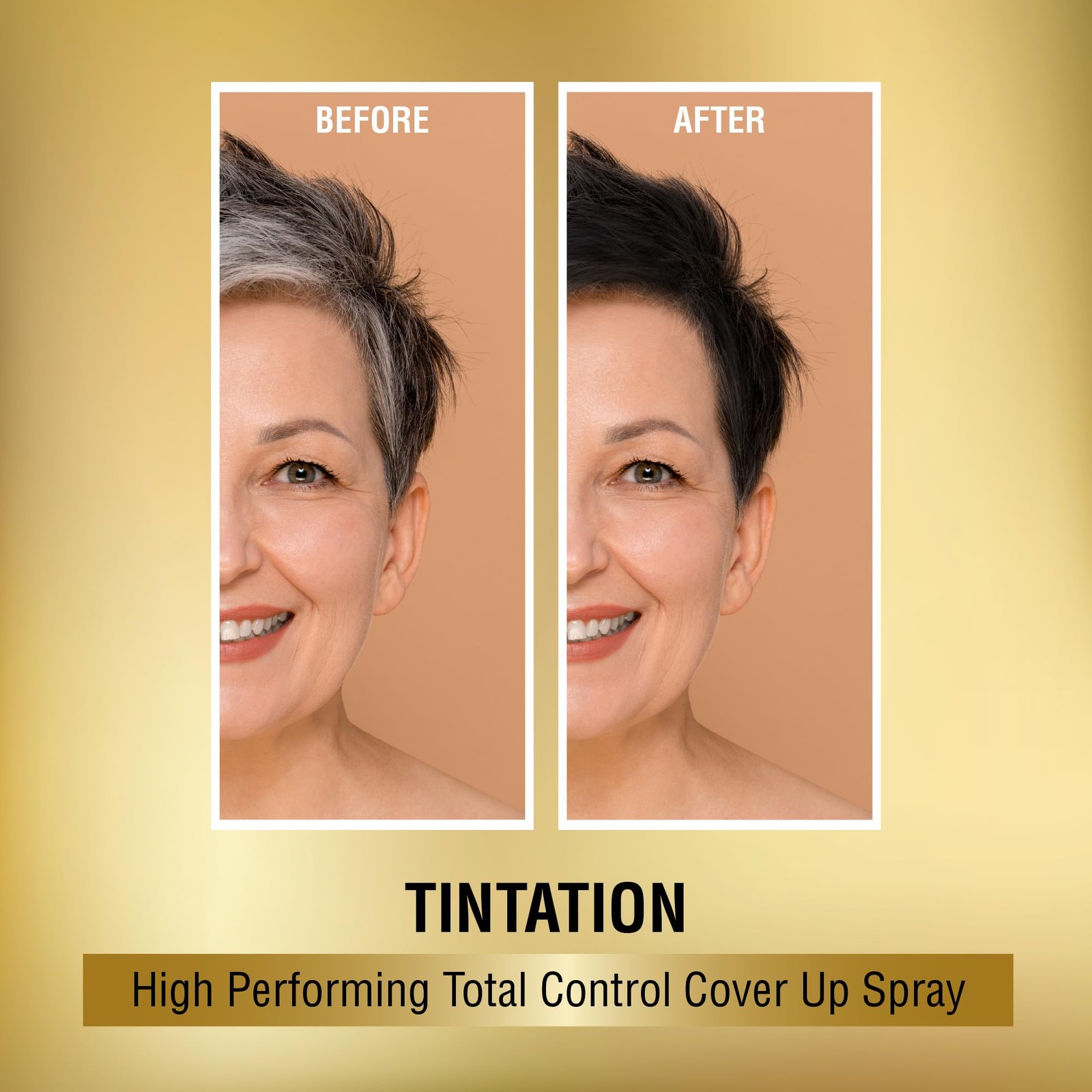 Red by Kiss Tintation Temporary Hair Color Spray, Instant Gray Root Touch Up …