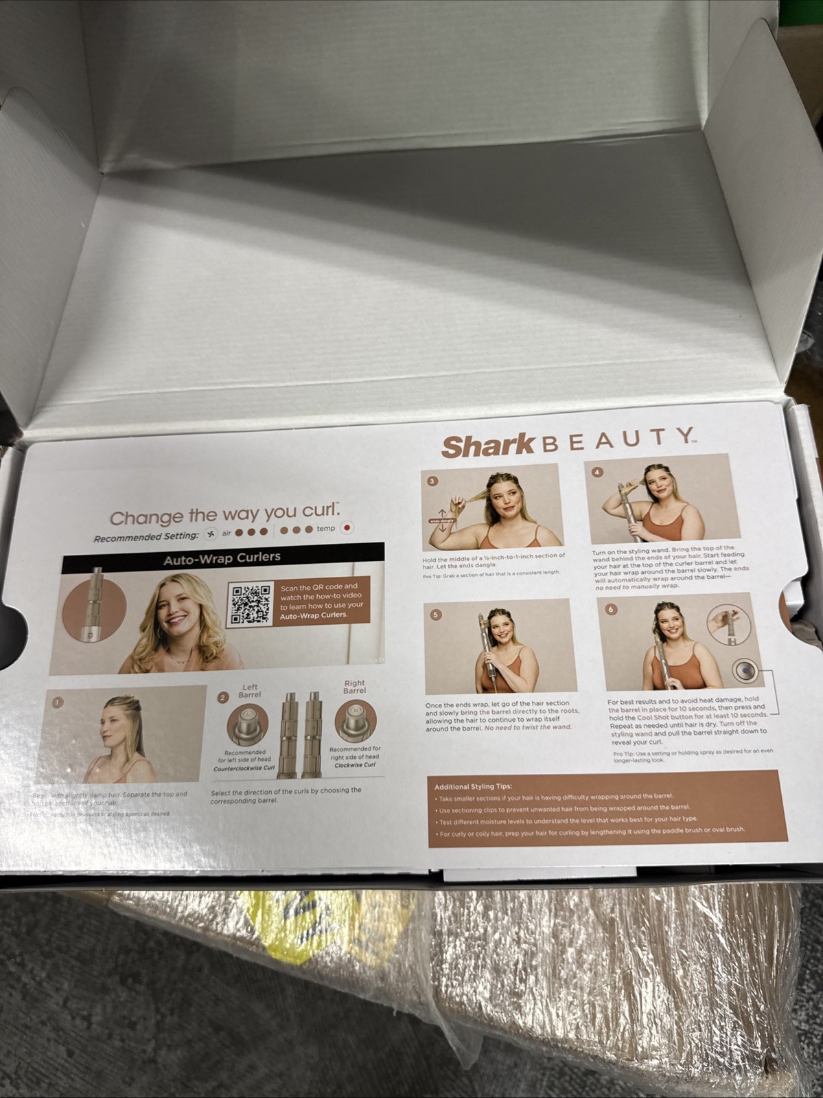 1300 W Shark HD430 FlexStyle Air Drying and Styling System US Stock. New