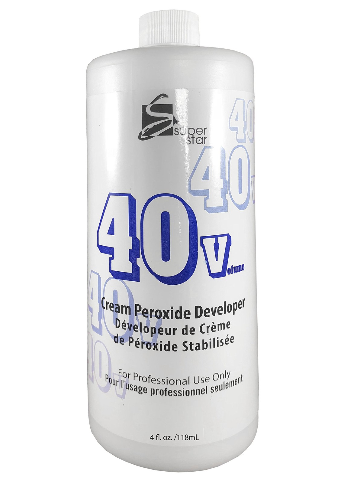 Super Star Cream Peroxide Developer, 4 oz (pack of 3)