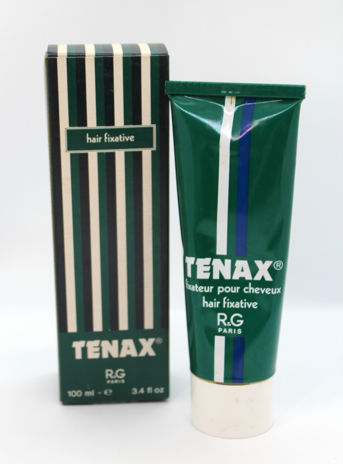 Vintage Tenax Hair Fixative R&G Paris 3.4 Fl. Oz NOS #525