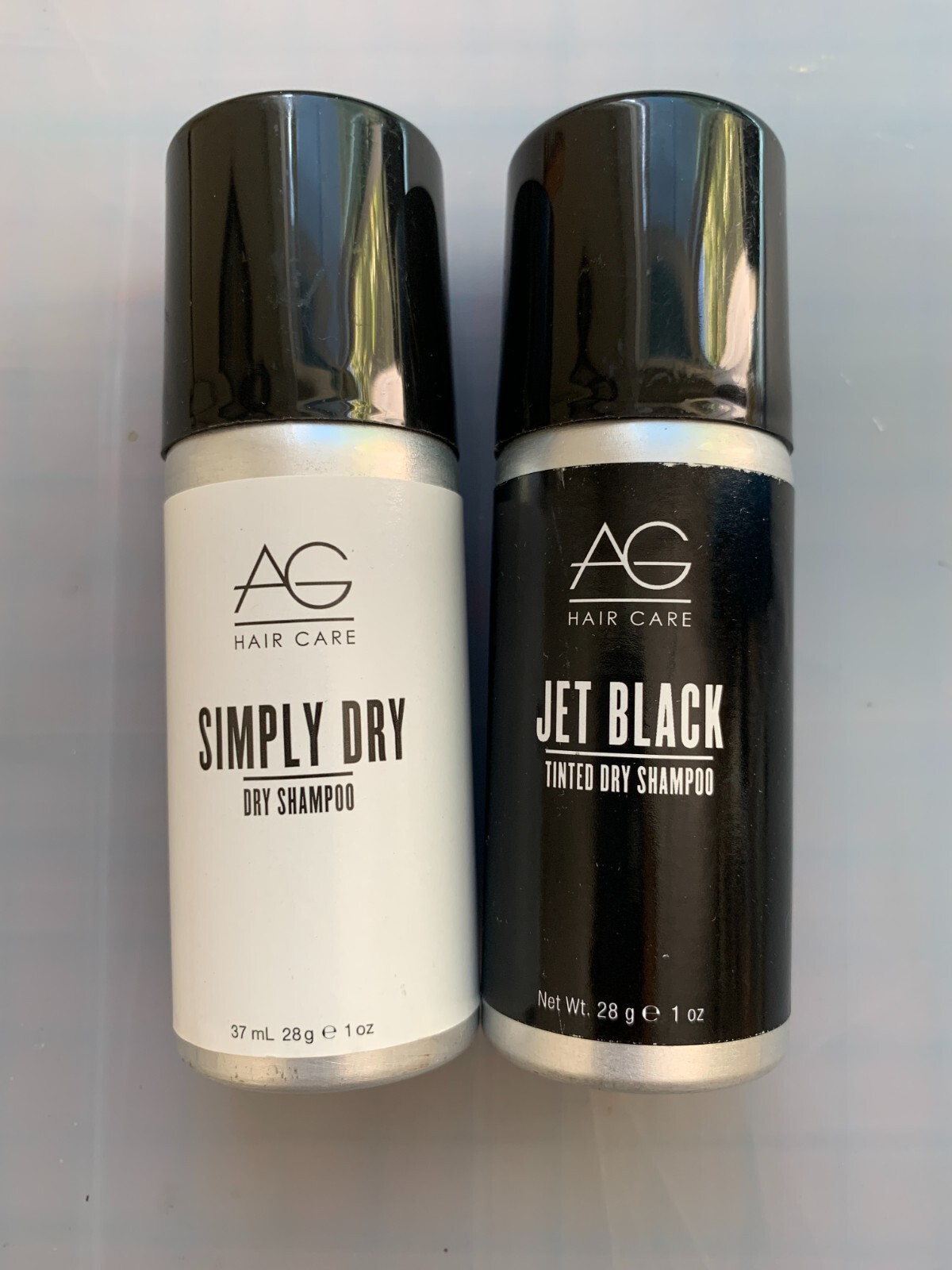Lot of 2 AG Hair Care Dry Shampoo Travel Purse TSA 1oz/28g