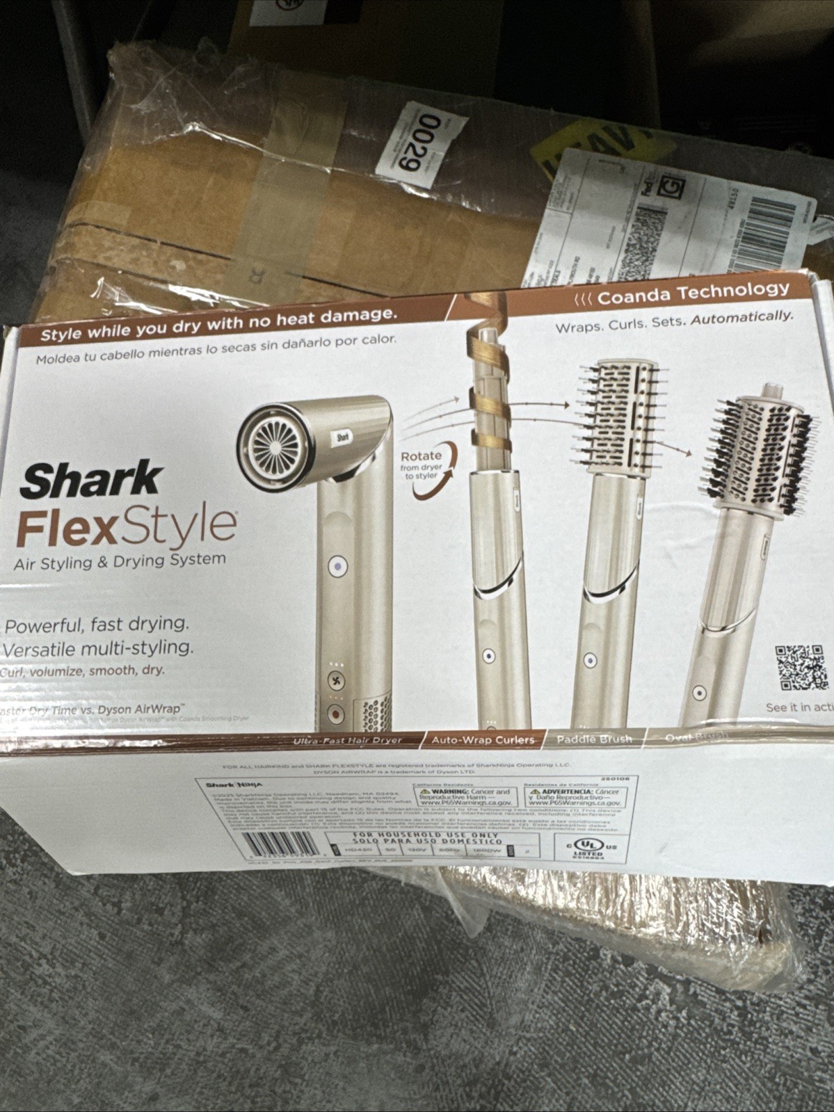1300 W Shark HD430 FlexStyle Air Drying and Styling System US Stock. New