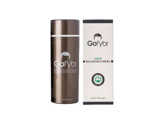 Gofybr 28g Hair Thickening Fibres Instant Results – 60 day supply (Dark Brown)