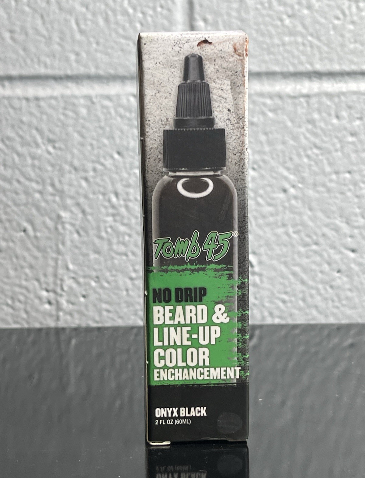 Tomb45 No Drip Hair Dye for Beard & Line-Up, Onyx Black, 2 fl oz (60 mL)