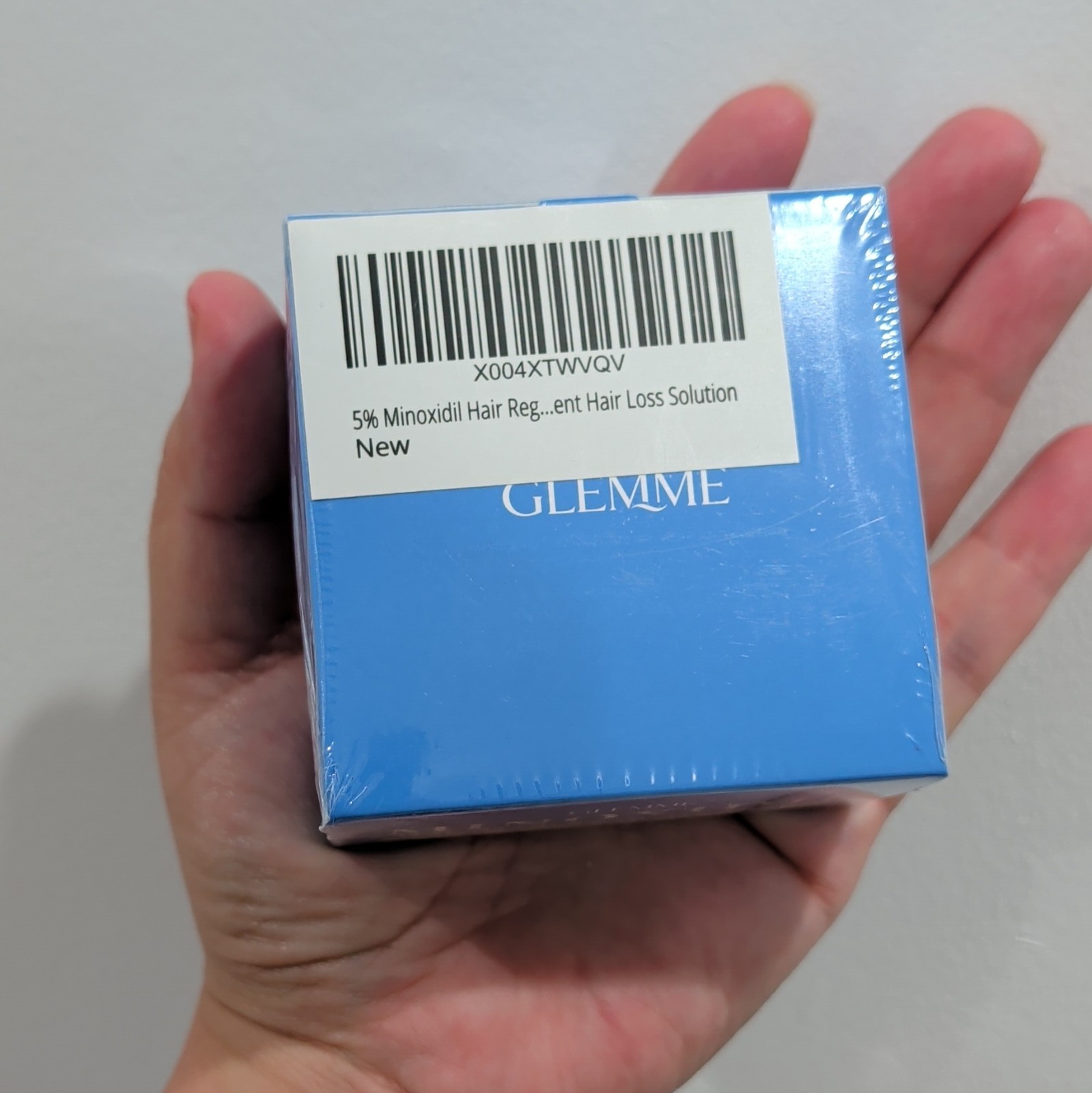 GLEMME Minoxidil 5% Hair Regrowth Treatment w/ Biotin Cream 3.5 oz