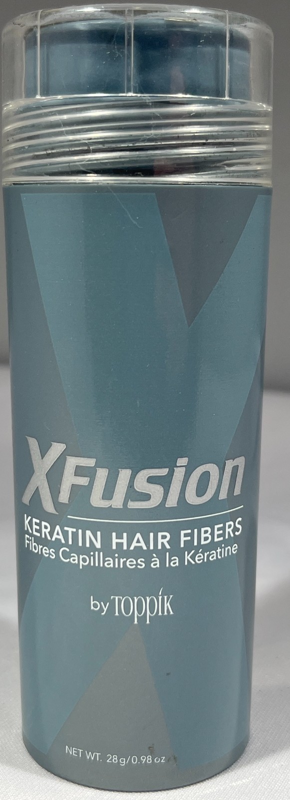 (NOT FULL) XFusion Keratin Hair Fibers, 0.98 oz. – Medium Brown (MISSING 0.7 oz)